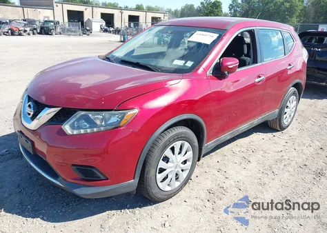 2014 Nissan Rogue S из США, поврежденный, VIN 5N1AT2MV6EC755829